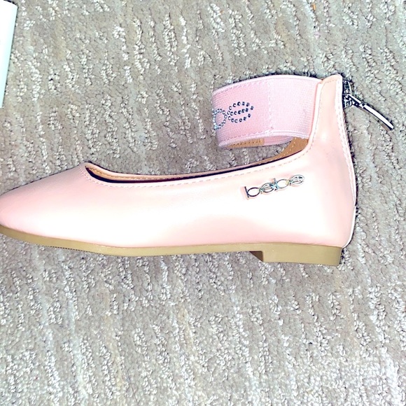 BeBe Girls Light Pink & Bling Ballet Like Sandals - Picture 4 of 6